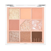 Палетка теней для век с глиттерами Glitterpedia Eye Palette N°3 All of Coralpink