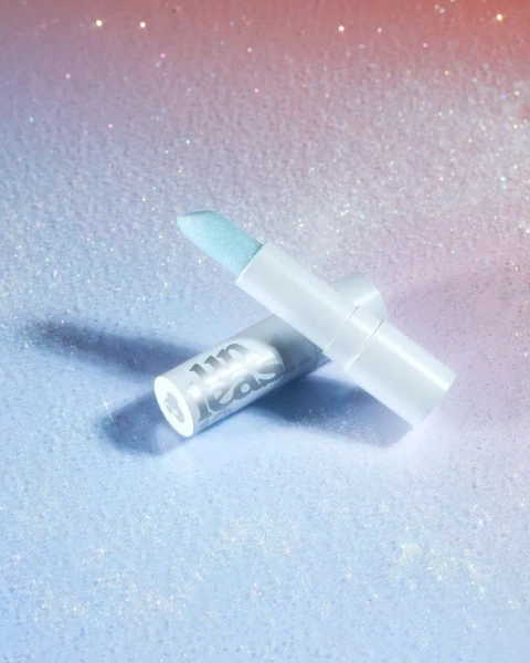 Увлажняющий бальзам для губ с блестками Glacier Vegan Lip Balm No.2 Blue Lagoon