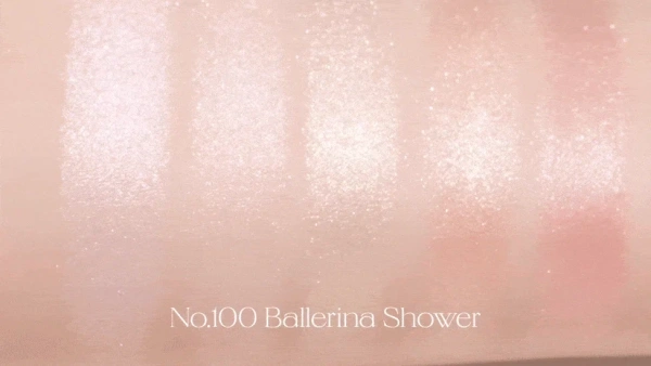Палетка теней и хайлайтеров для лица Mood Shower Face Palette NO.100 Ballerina
